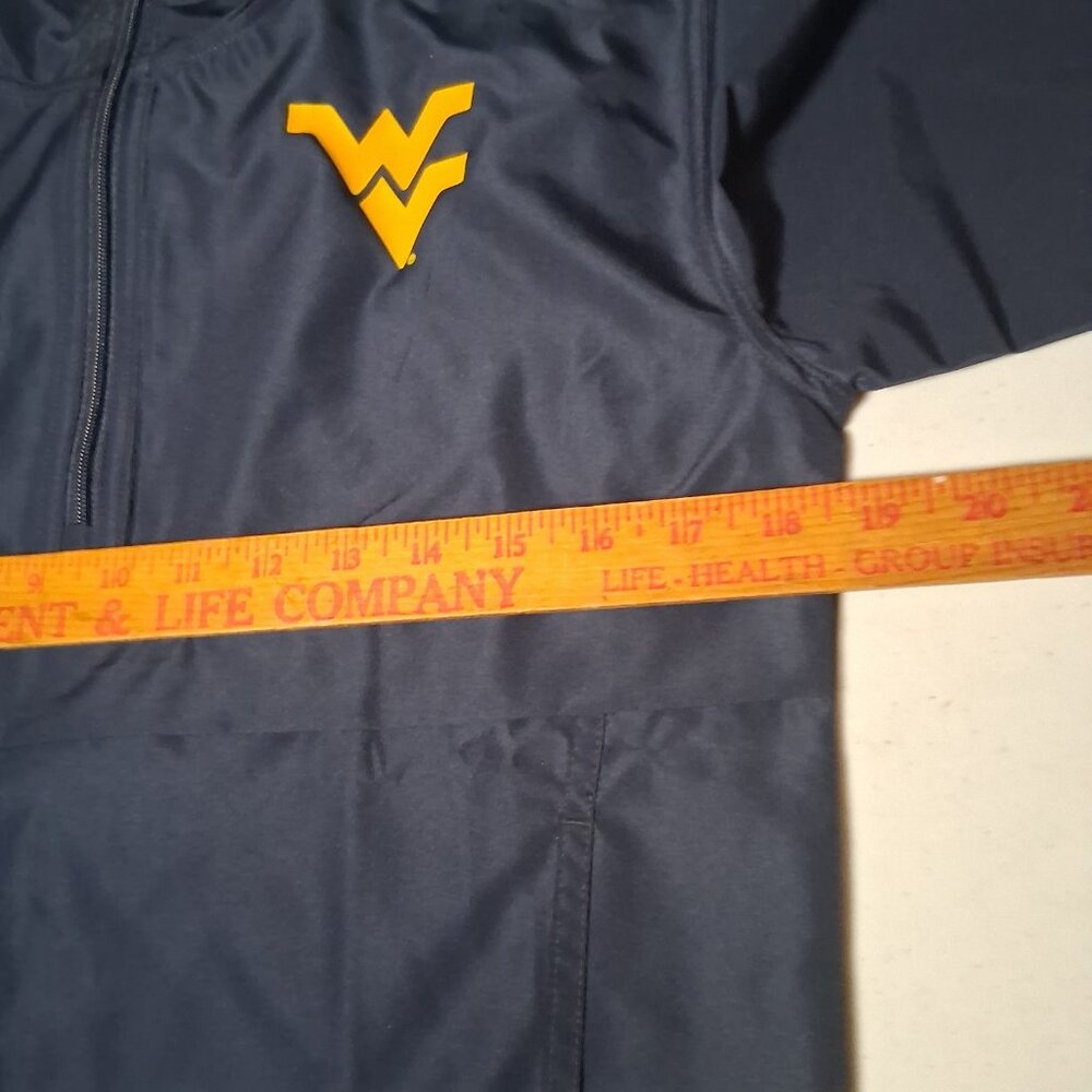 WVU Mountaineers Champion Windbreaker Youth M West Virginia University 1/4 Zip - Picture 7 of 16